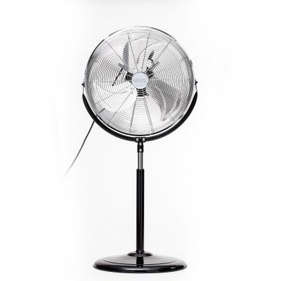 Ventilaator põrandale 45cm Camry CR7307 - 180W, 3 kiirust, kõrgus reguleeritav, must/roostevaba teras