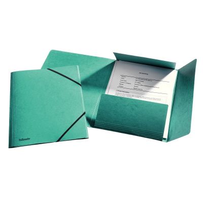 3-Flap Folder Esselte Elastic Cardboard A4