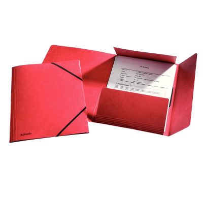 3-Flap Folder Esselte Elastic Cardboard A4