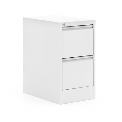 Hanging cover cabinet narrow A4, 2 drawers, K740xL415xS630mm, 35kg, volume 130 cover / white