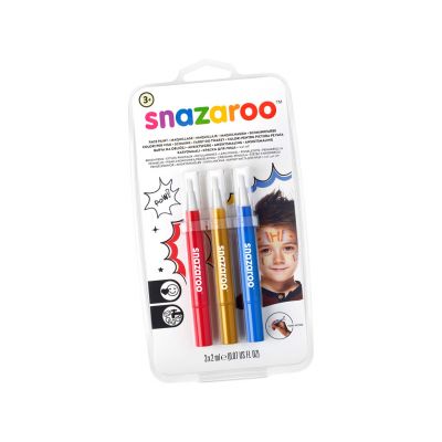 Face paint marker 3pcs. Adventure, Snazaroo