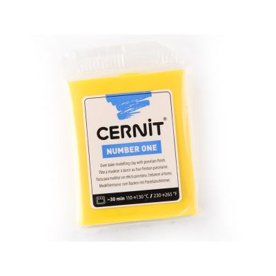 Polymer clay Cernit No.1 56g 700 yellow