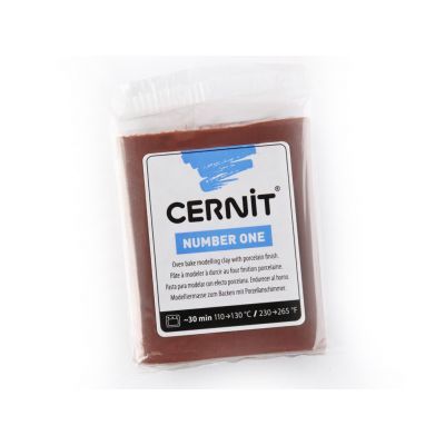 Polymer clay Cernit No.1 56g 800 brown