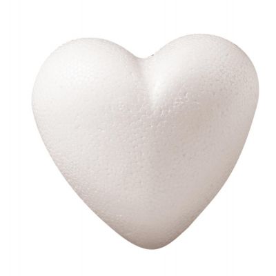 Foam heart, 8 cm