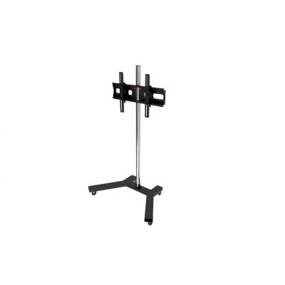 Mobile LCD/TV stand with wheels edbak TR51 37"-60" flat screen AV Trolley up to 80kg black VESA75x75-VESA750x400