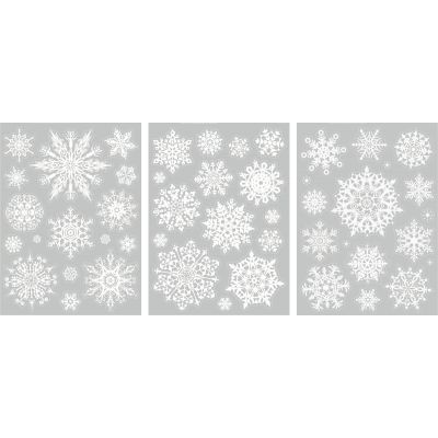 Window stickers Crystals A4 white