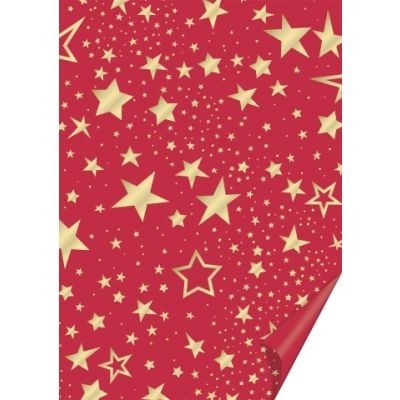 Motifed card 50x70cm 300g Heyda Star red