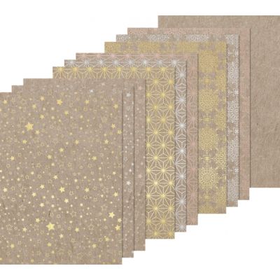 Natural card pad Star Shine A4 12sh