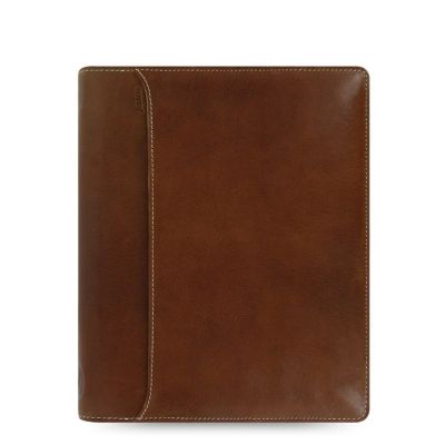 Filofax - Lockwood Zip A5 Leather Organiser Cognac