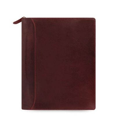 Filofax - Lockwood Zip A5 Leather Organiser Garnet