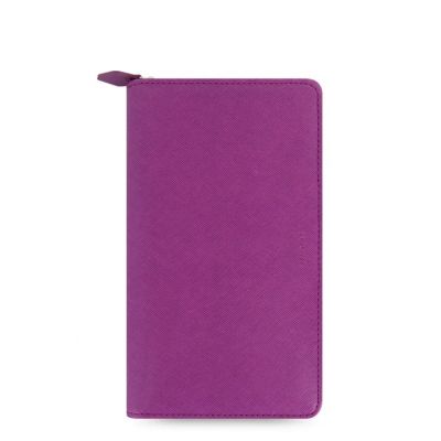 Filofax - Saffiano Personal compact Zip Raspberry (vaarikas), lukuga