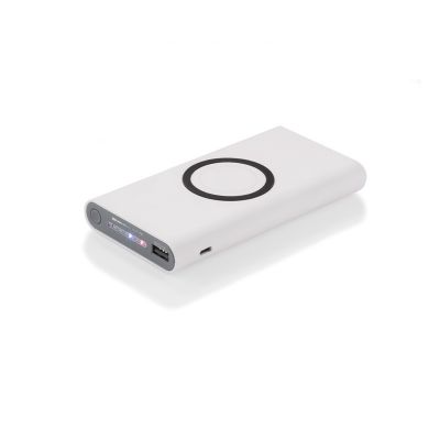 Wireless power bank DOUBLE 8000 mAh white