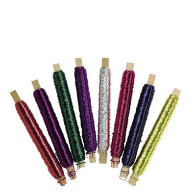 Handmade copper wire, 0.5 mm, 50 m, 8 rolls, different colors