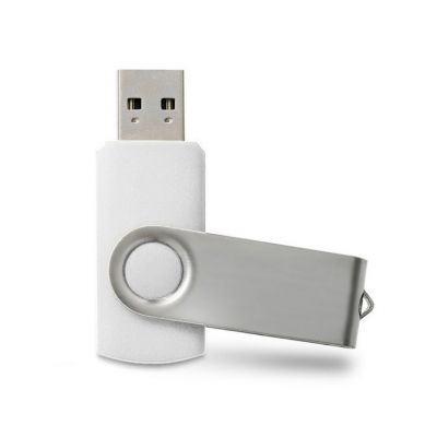 USB flash drive TWISTER 16 GB white