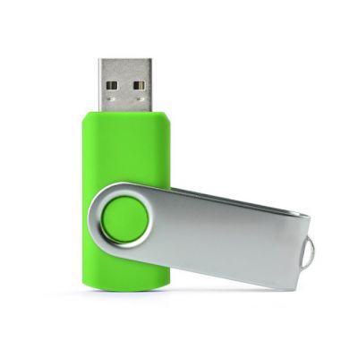 USB flash drive TWISTER 16 GB light green