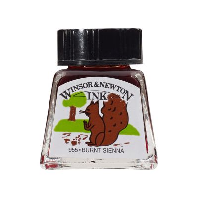 Ink W&N 14ml 074 burnt sienna