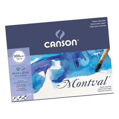 Watercolor block Montval A4/300g 12 sheets