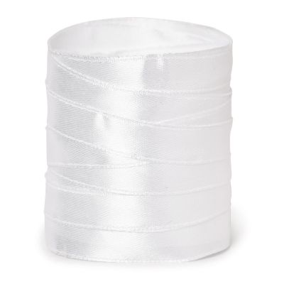 Craft ribbon satin 10mm x 30m, white