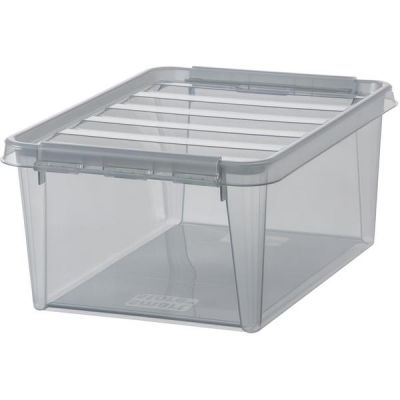 Plastic box with cover SmartStore Classic 15 Gray