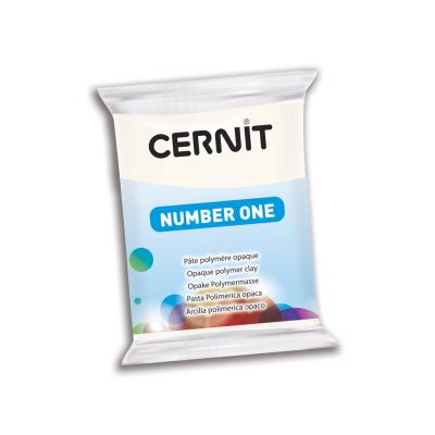 Polymer clay Cernit No.1 56g 027 opaque white - opaque white