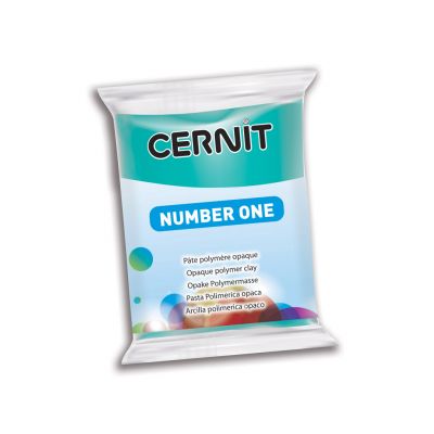 Polymer clay Cernit No.1 56g 676 turquoise green - turquoise green