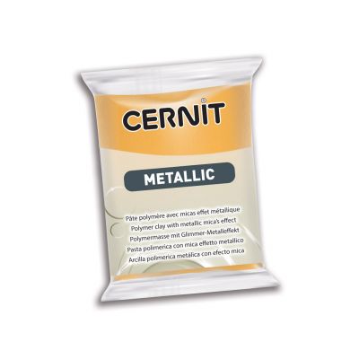 Polymer clay Cernit Matallic 56g 050 gold-gold