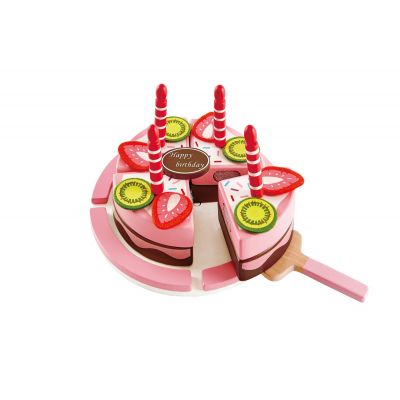 Game birthday cake, wooden, D 14.5 cm, 3+