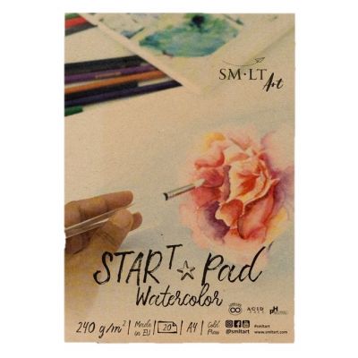 Watercolor pad A4 240gsm 20 sheets Start SMLT