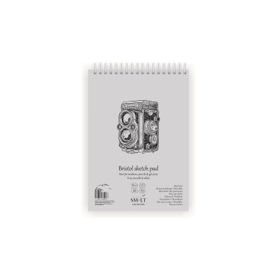 Drawing block A5 185gsm, 30 sheets, spiral bound, Authentic Bristol SMLT