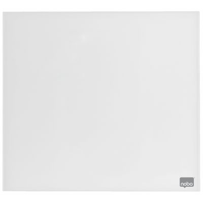 Klaastahvel NOBO 450x450mm White, magnetic/ valge
