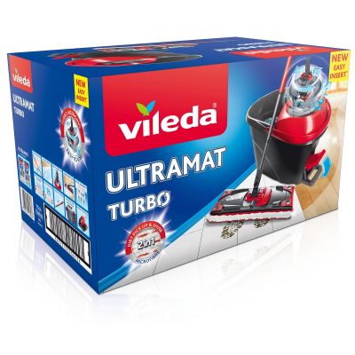Põrandapesukomplekt VILEDA Easy Wring Turbo Ultramat (mopp+ämber)