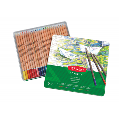 Derwent Academy Watercolour Pencils (24 Tin)