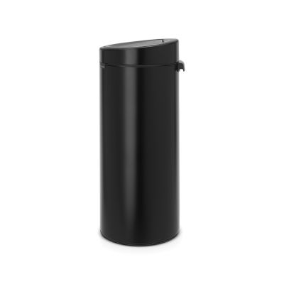 Prügikast 30L, Brabantia, Touch bin-puutele avanev, K-72cm/ Matt Black, matt must