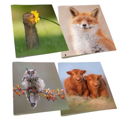 Exercise book A5 36sh. 5x5 square Animals, Hans van Duijan, BP