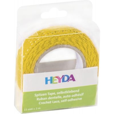 Lace tape 15mmx2m yellow