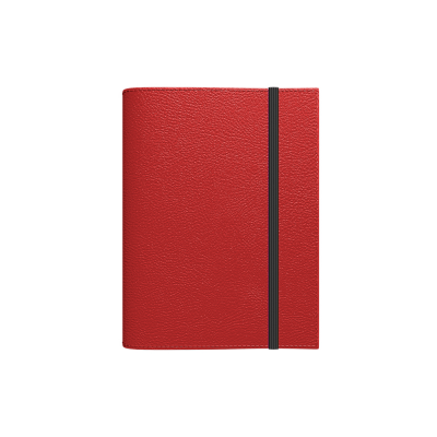 Book calendar Unika Flex burgundy, weekly content, spiral binding, imitation leather covers