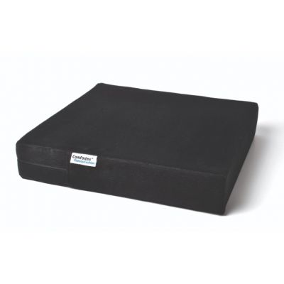 Kõrgenduspadi Comfortex 2050, kandiline: 40x40x5,0cm, kasutaja kaal kuni 70kg/ must velvet