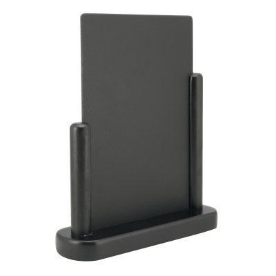 Table board SECURIT Elegant Medium, black, H-23.3x20x6cm / moisture-proof wooden base