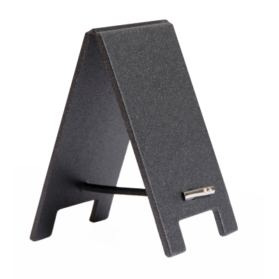 Table board A-shaped black SECURIT Mini Sandwich, H-8.5x5x0.5cm, 5pcs + marker / set.