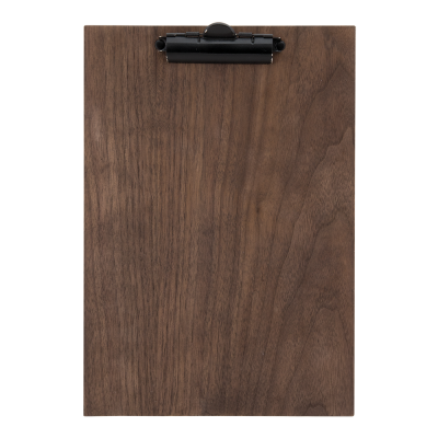 Menu holder SECURIT with Walnut clip, K-33x23cm / wood