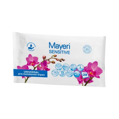 General cleaning cloths moistened Mayeri Sensitive 28pcs / pack