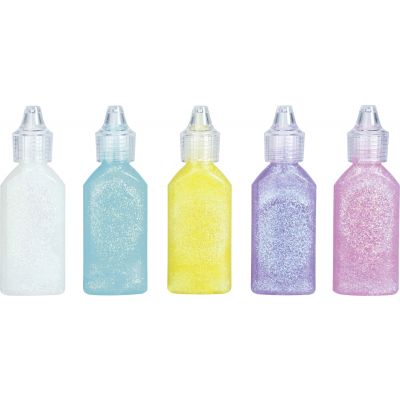 Glitter colour set Rainbow 5x20ml