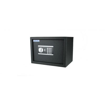 Safe / Security Cabinet Protector Domestic DS-2535-E, electr. code lock + key lock, batteries included / black (250E replacement)