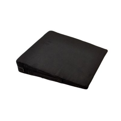 Hover cushion Comfortex 3708, wedge-shaped: 33x33x8cm, recommended weight over 70kg / black velvet