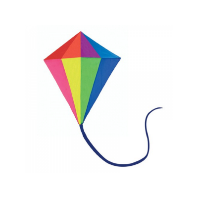 Diamond kite, nylon 70 × 85 cm, string 40 m