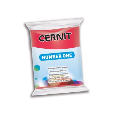 Polymer clay Cernit No.1 56g 463 deep red-red