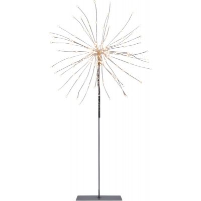 Decoration FIREWORKS on black leg, D-26x50cm, 120 warm white LED lights, power cable 3m, IP20, indoor