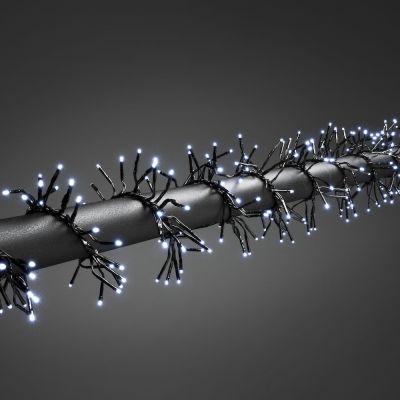 Light chain, 768 wLED with light, L-1080cm, multifunctional, IP44, black cable, outdoor and indoor