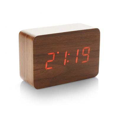 Desk clock CLAP (measures: 100x70x41 mm)