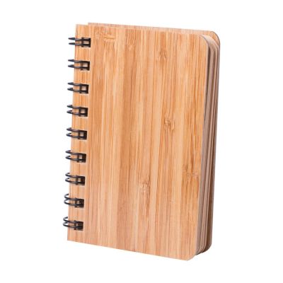 Notebook LEMTUN bamboo A7, 80 striped sheets